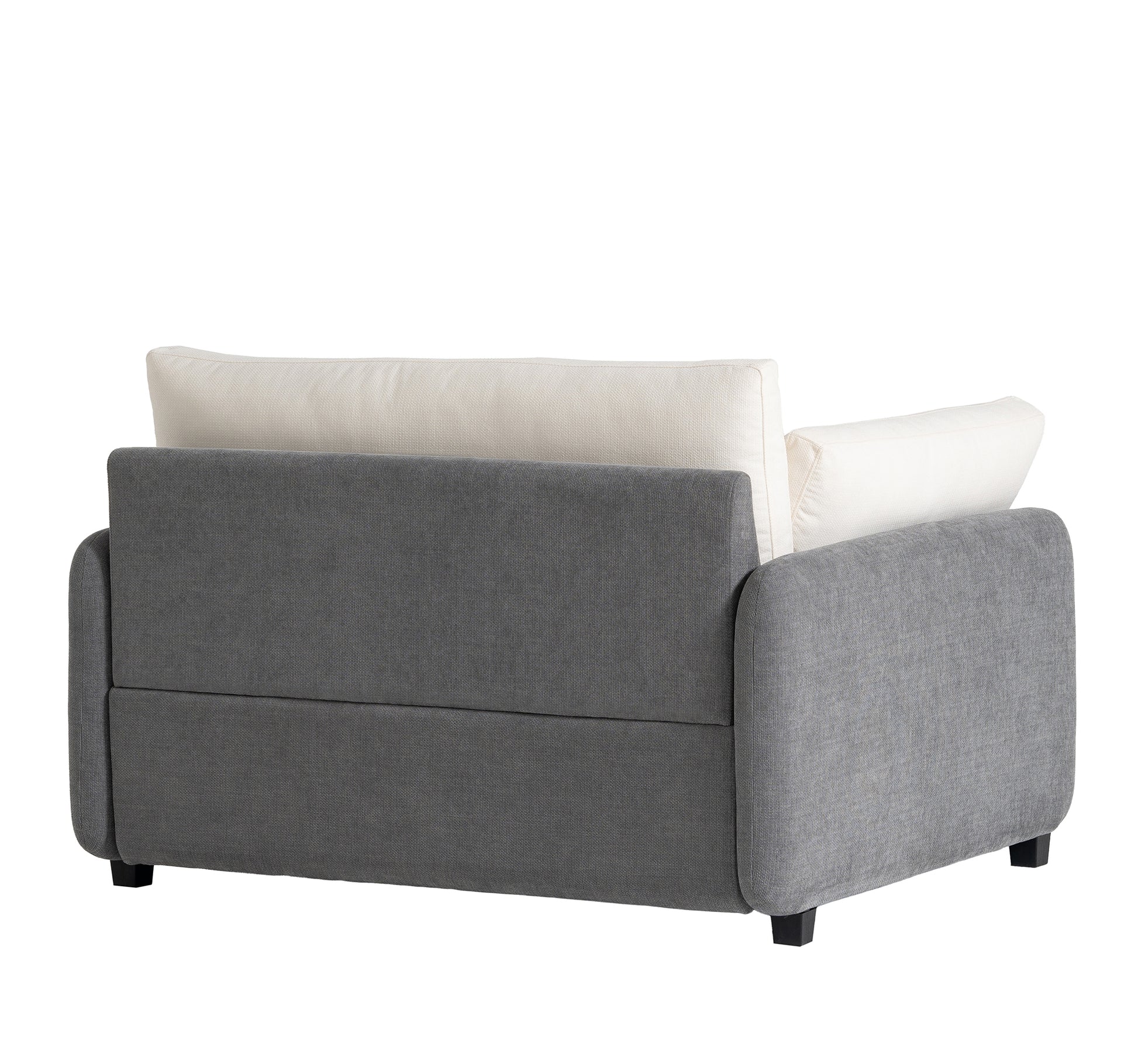 [Video]50*43 Oversized Chenille Single Sofa Chair,Wide and Deep Seat Accent Chair,Modern Upholstered Comfy Armchair,Color Blocking Couch Lounge with Pillows for Living Room,Apartment,Bedroom,3 Colors