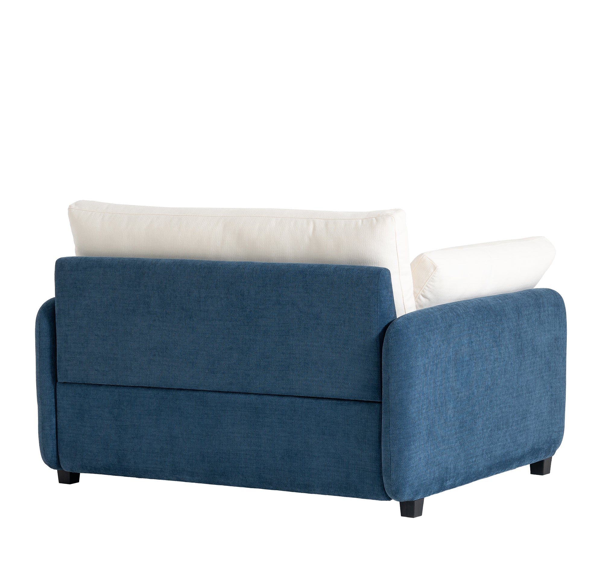 [Video]50*43 Oversized Chenille Single Sofa Chair,Wide and Deep Seat Accent Chair,Modern Upholstered Comfy Armchair,Color Blocking Couch Lounge with Pillows for Living Room,Apartment,Bedroom,3 Colors