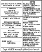 Floating Bed Frame with LED Light, Modern PU Leather Platform Bed, No Boxing Spring Needed, Assemble Easily, Full Size Bed Frame