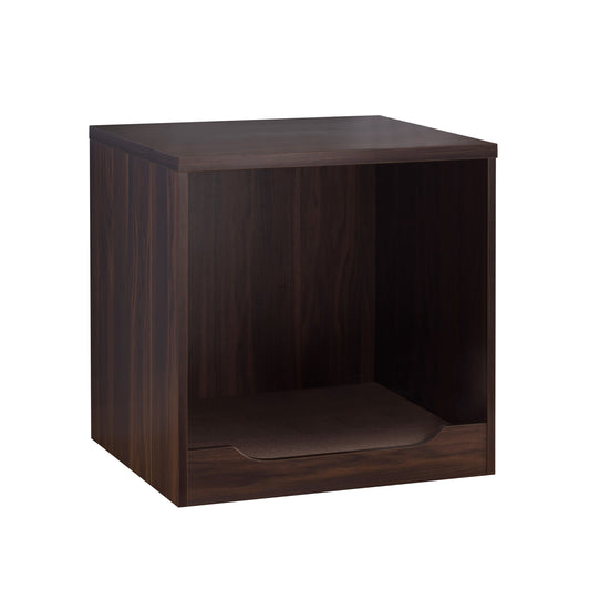 ID USA  161867 End Table Pet Cove Dark Walnut