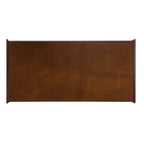 Modern Rectangle Wood Coffee Table with Storage Shelves.