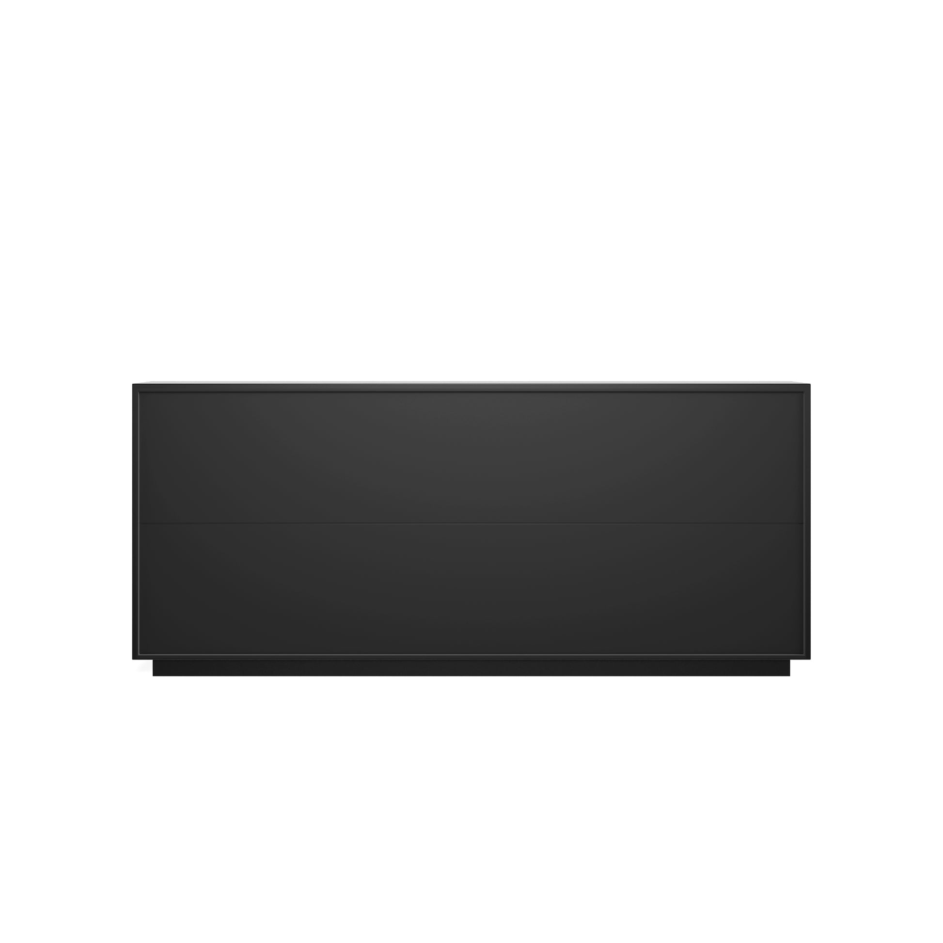 Sideboard Buffet Cabinet, 4 Doors Modern Accent Storage Sideboard, Luxurious Floor Cabinet Buffet with Freestanding Anti Dumping for Kitchen, Living Room, 59' Wide Rectangular Buffet Table(Black)