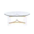Sosi Gold Finish Coffee Table
