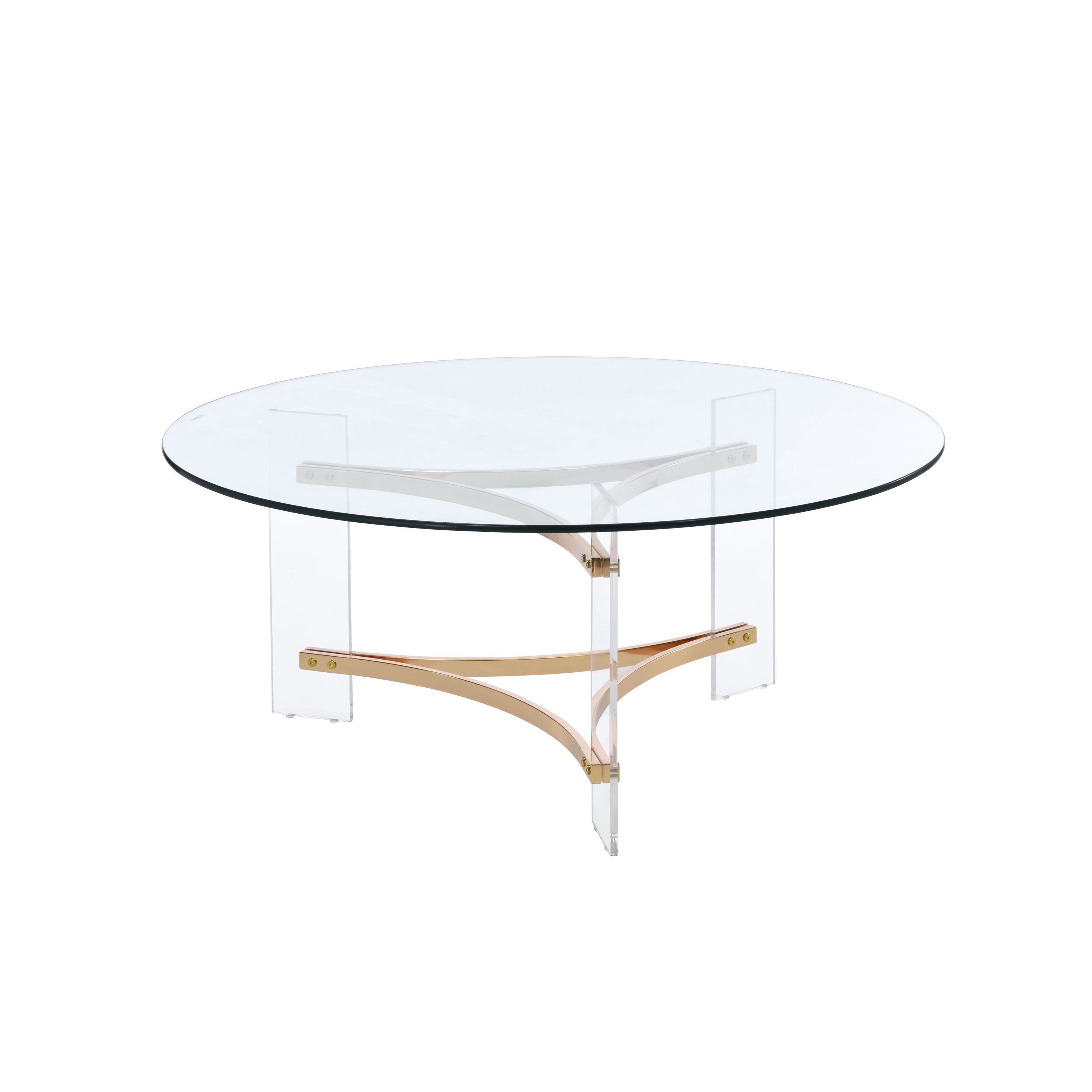 Sosi Gold Finish Coffee Table