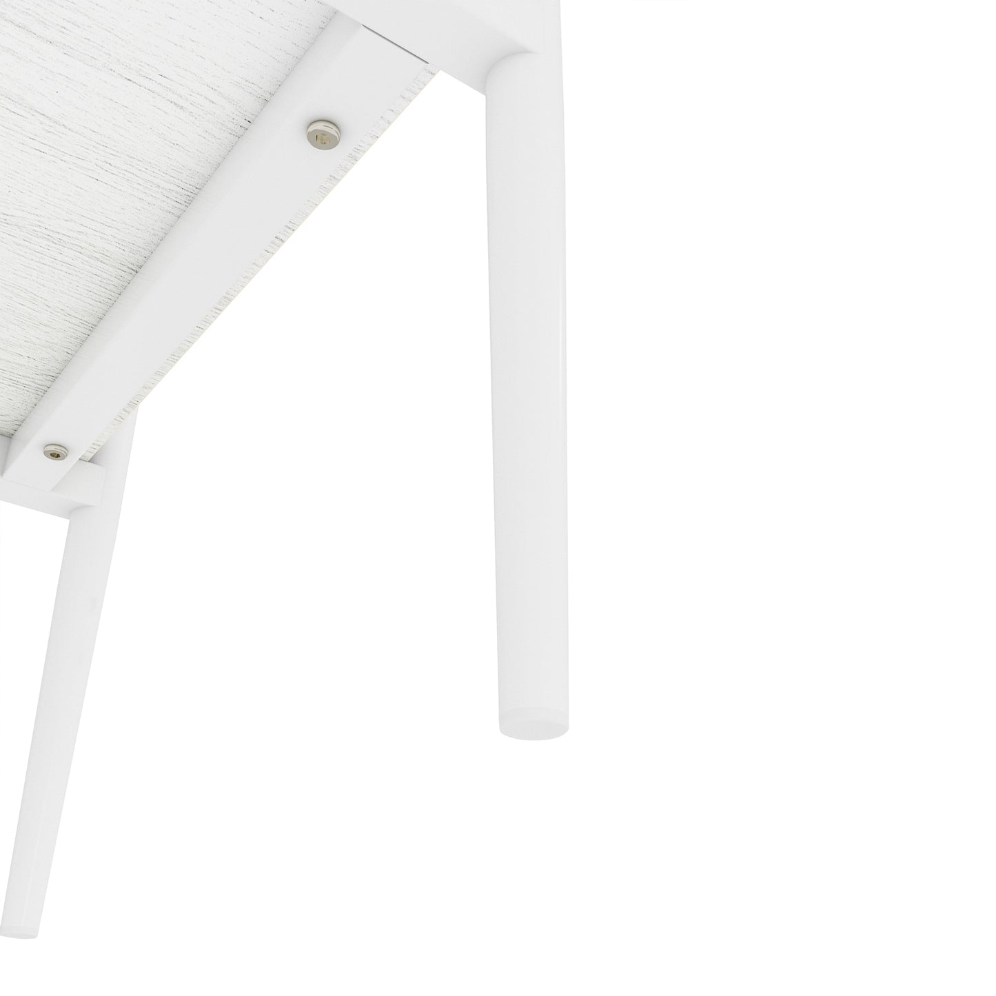 Set of 2 Rectangle End Table, Tempered Glass Tabletop with MDF layer, Modern Table for Living Room , Brown Glass