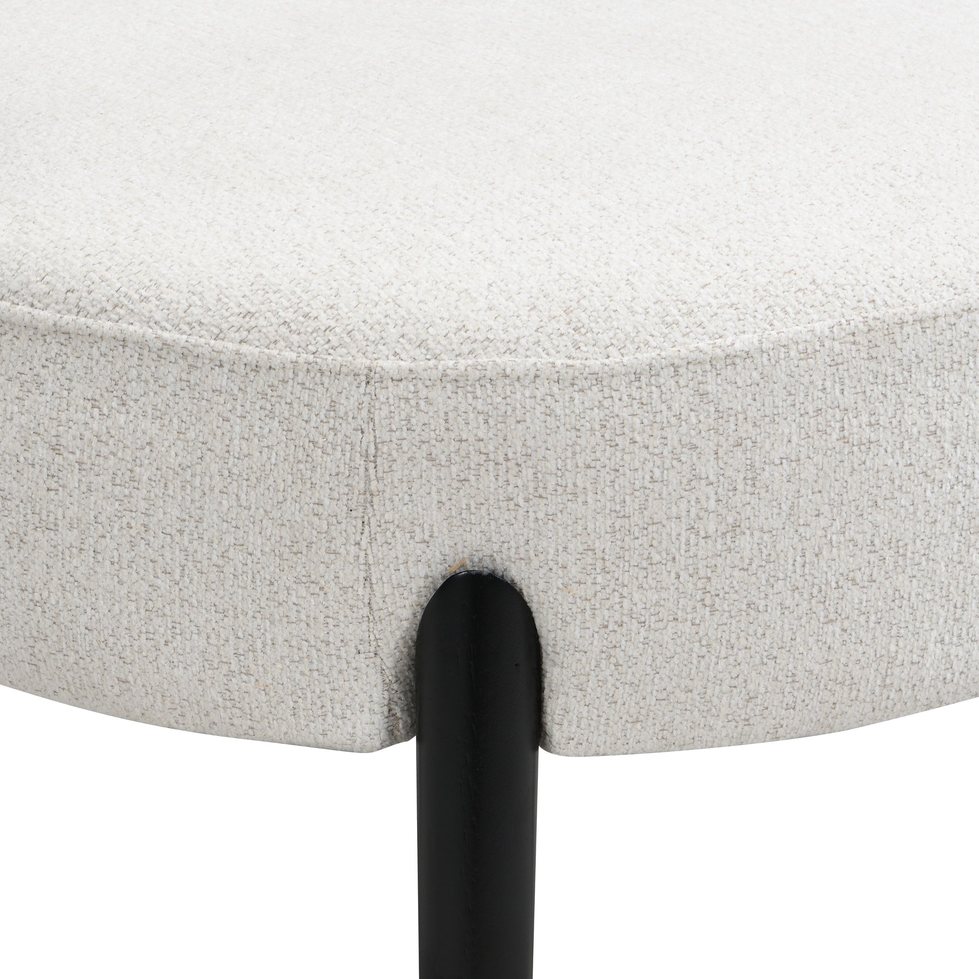 Upholstered Accent Chair, Modern Living Room Chairs, Reading Armchair for Sunroom Bedroom, Beige, Supports 300lbs