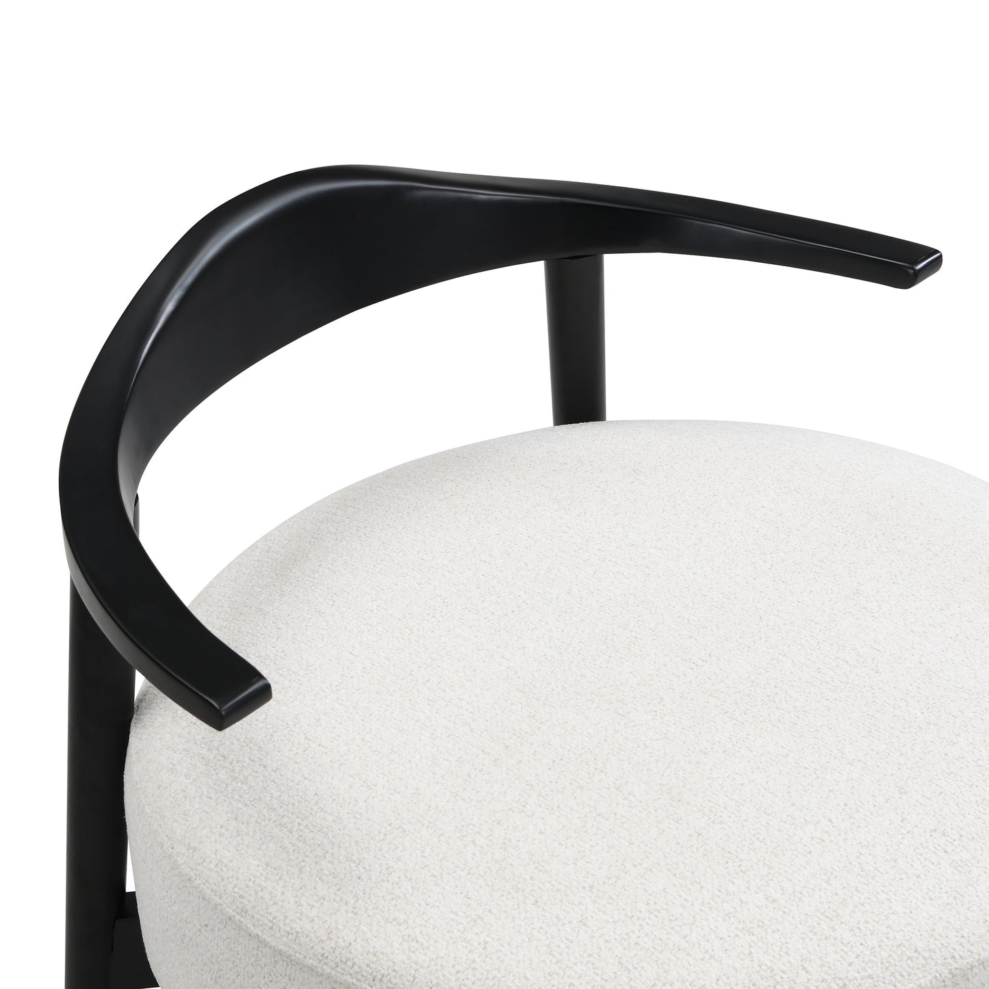 Upholstered Accent Chair, Modern Living Room Chairs, Reading Armchair for Sunroom Bedroom, Beige, Supports 300lbs