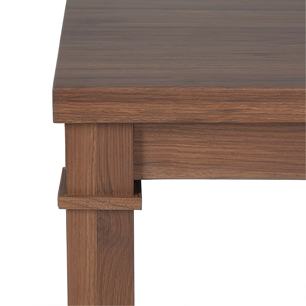 6-Piece Modern Dining Set, Rectangle Kitchen Table with 4 Upholstered Chairs & Bench, Ideal for Dining Room and Living Room, (Easy Assembly, Space Saving) Dining Table Set