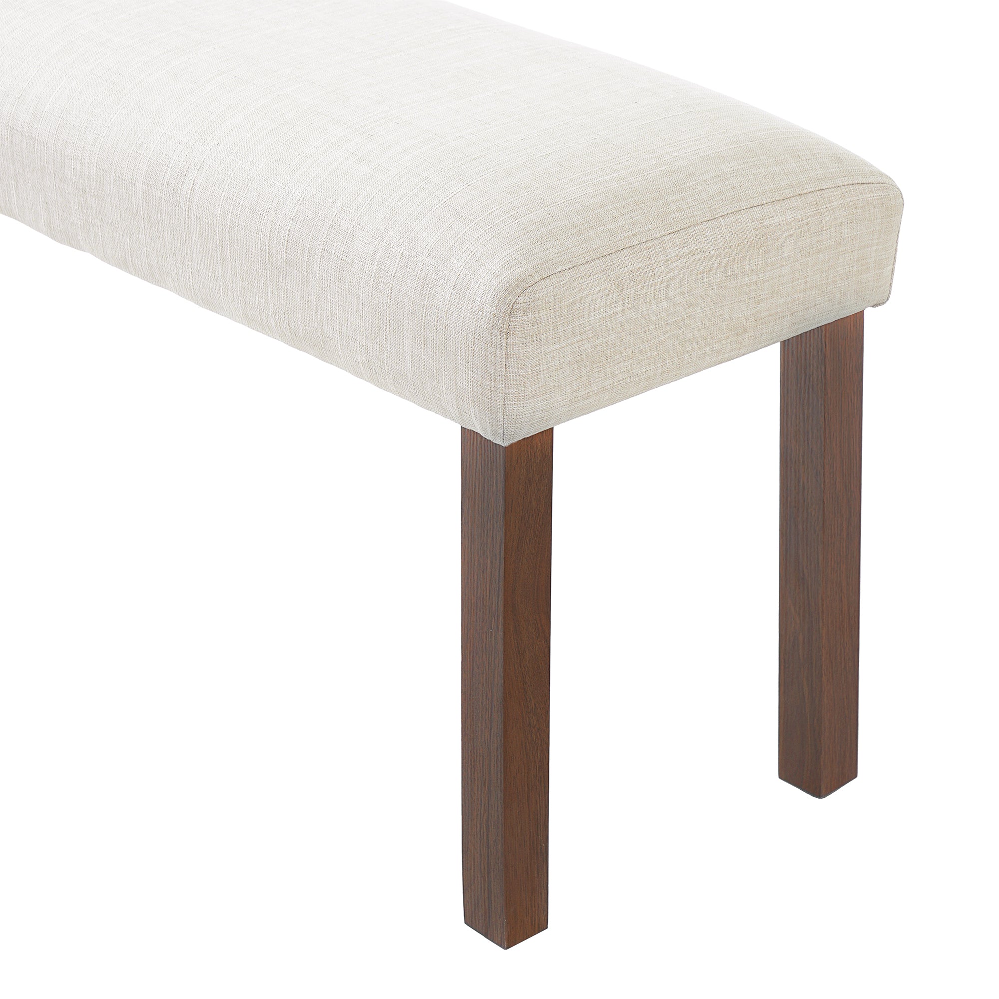 6-Piece Modern Dining Set, Rectangle Kitchen Table with 4 Upholstered Chairs & Bench, Ideal for Dining Room and Living Room, (Easy Assembly, Space Saving) Dining Table Set