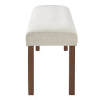 6-Piece Modern Dining Set, Rectangle Kitchen Table with 4 Upholstered Chairs & Bench, Ideal for Dining Room and Living Room, (Easy Assembly, Space Saving) Dining Table Set