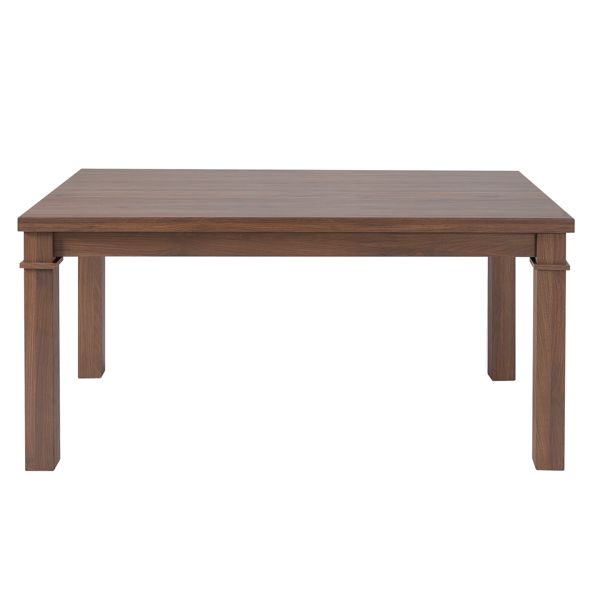 6-Piece Modern Dining Set, Rectangle Kitchen Table with 4 Upholstered Chairs & Bench, Ideal for Dining Room and Living Room, (Easy Assembly, Space Saving) Dining Table Set