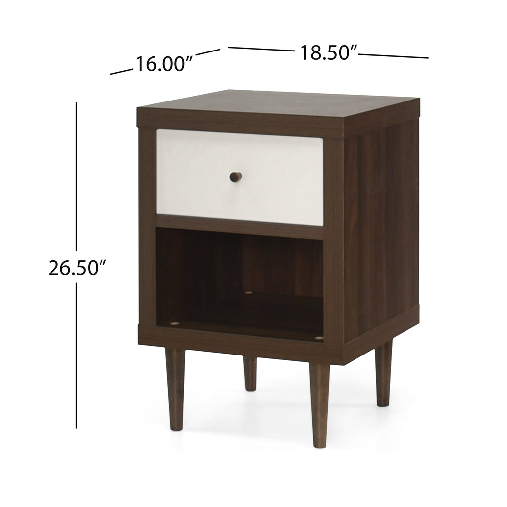 1-DRAWER NIGHTSTAND - Groovy Boardz