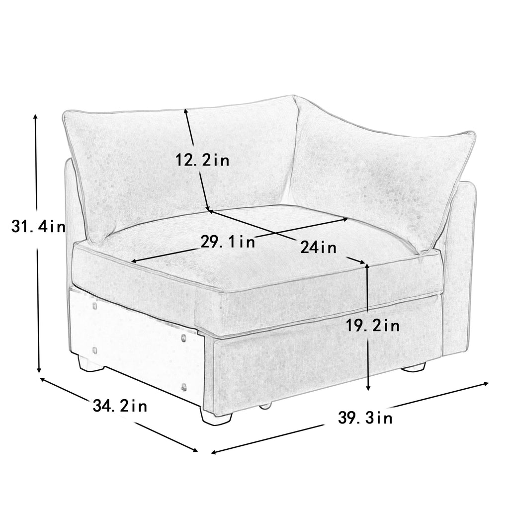 Sofa RSF Velvet -wheat