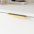 White 9 Drawer Dresser, Deep Chest of Drawers, Wooden Dresser Storage Cabinet for Bedroom, Hallway Dresser