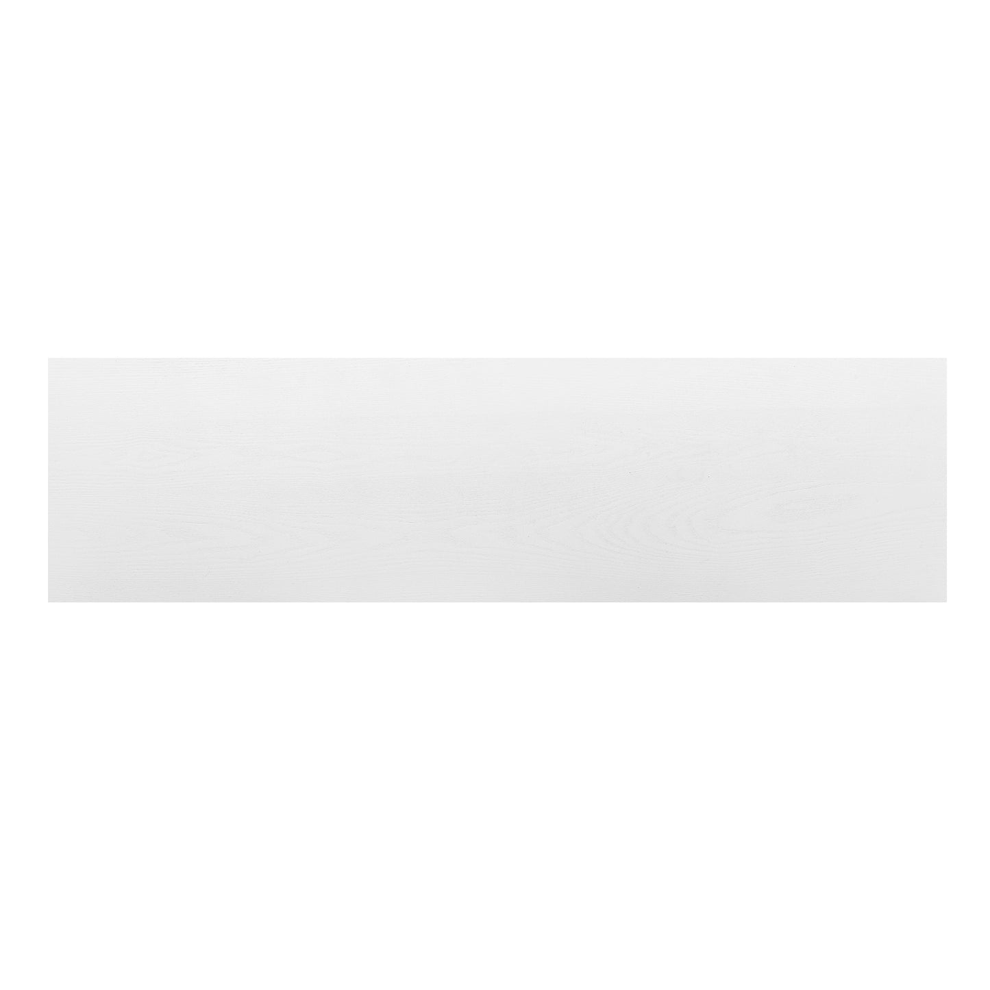 U_STYLE Modern and Curved Design Ash Veneer Console Table with Shelf,Suitable for Entryway,Hallway Living Room,Foyer,Corridor