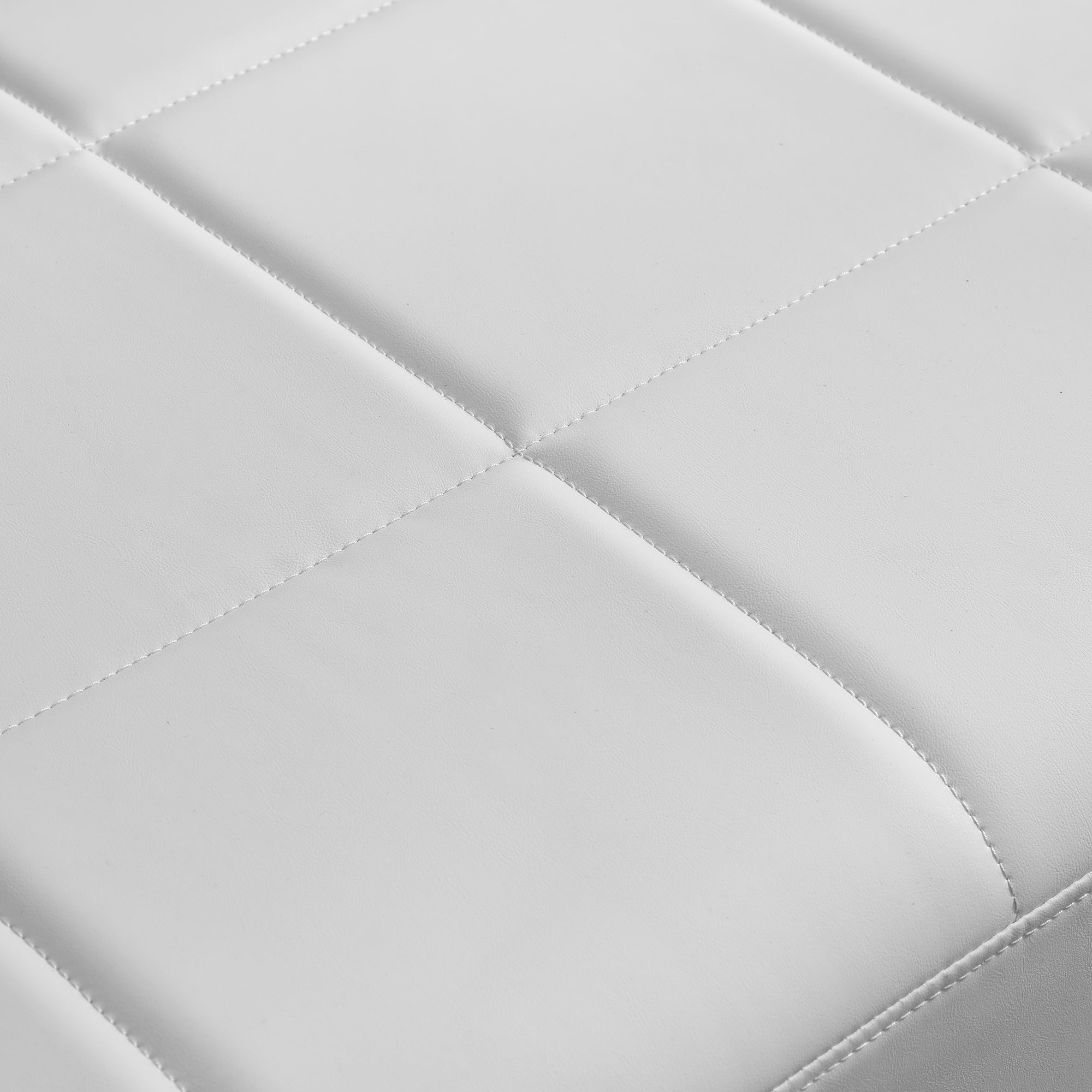 57.9 Width Modern Upholstery Faux Bonded Leather Loveseat Sofa for Living Room Accent Love Seats for Small Spaces 2 Seater Couch Sofa Office Apartment Studio Furniture with Golden Metal Arms,White