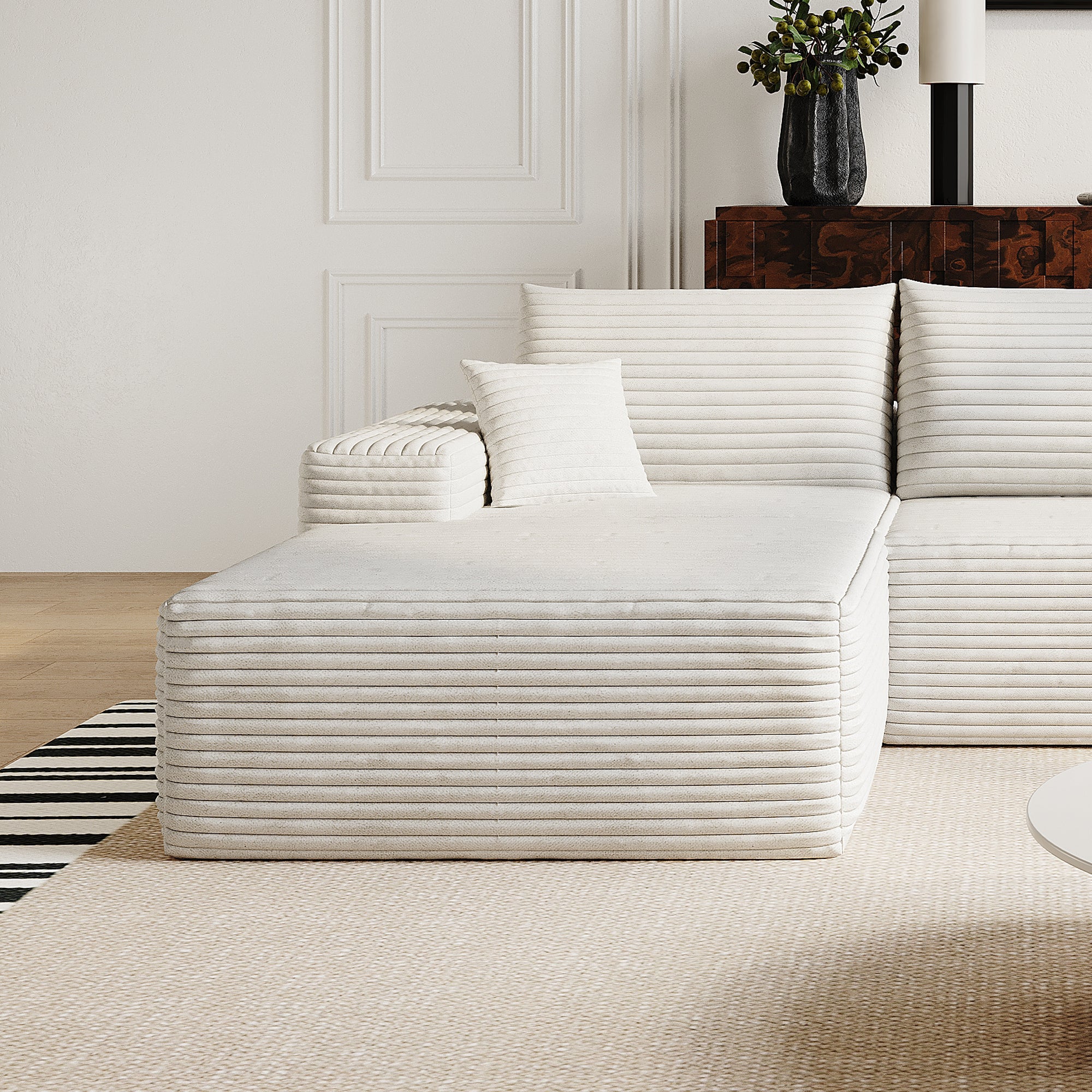 Y119-R-SLEEPER-WHITE Accent Chair