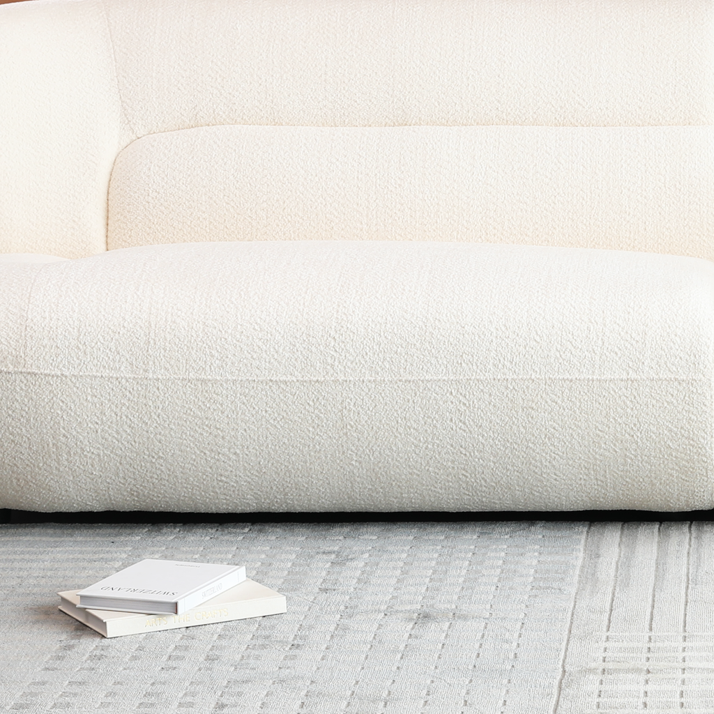 YP40116W Circular curve design with modern fashion, white, 4, office, bedroom