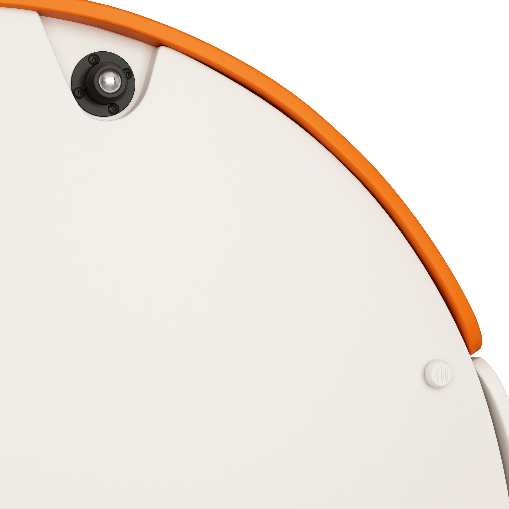 Nesting Coffee Table, Round Nesting Tables and End Tables for Small Space, Modern Side Tables with Extendable Sliding Tabletop for Living Room, Office,White, No Need Assembly