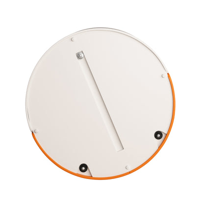 Nesting Coffee Table, Round Nesting Tables and End Tables for Small Space, Modern Side Tables with Extendable Sliding Tabletop for Living Room, Office,White, No Need Assembly