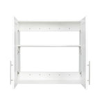 Stackable Wall Mounted Storage Cabinet, 11.81 'D x 31.50'W x 29.92 'H, White