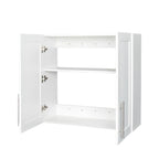 Stackable Wall Mounted Storage Cabinet, 11.81 'D x 31.50'W x 29.92 'H, White
