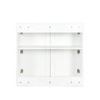 Stackable Wall Mounted Storage Cabinet, 11.81 'D x 31.50'W x 29.92 'H, White