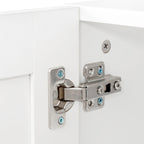 Stackable Wall Mounted Storage Cabinet, 11.81 'D x 31.50'W x 29.92 'H, White