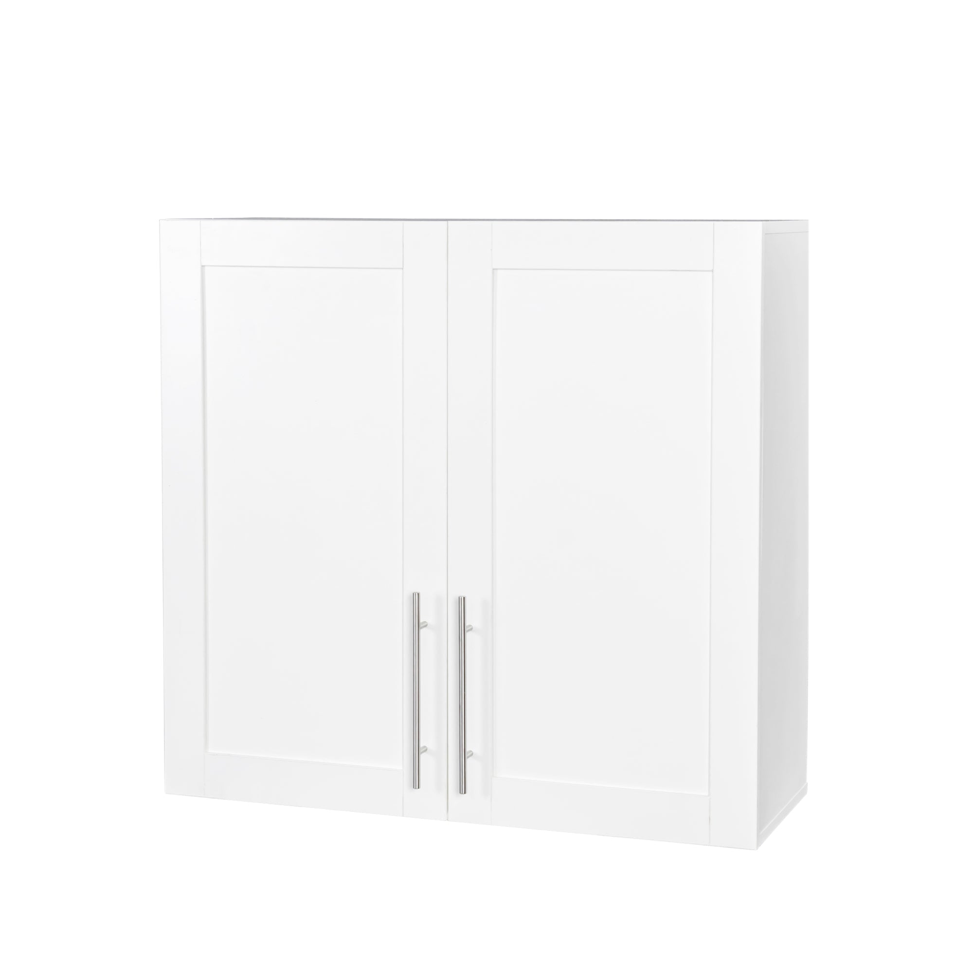 Stackable Wall Mounted Storage Cabinet, 11.81 'D x 31.50'W x 29.92 'H, White