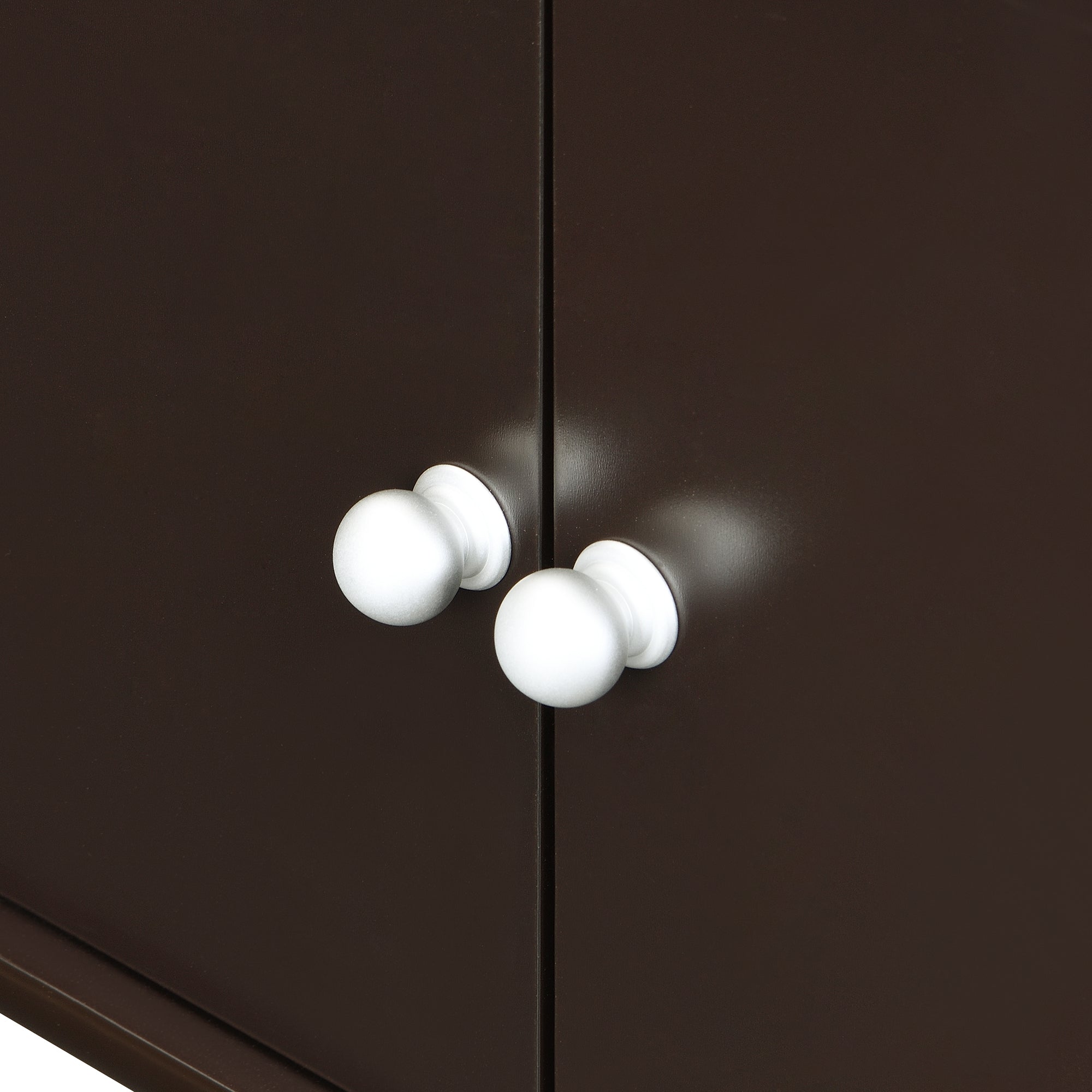 U-Can Modern Rectangle Coffee Table with Four Drawers, Two Side Hidden Storage Compartments, 47.2' Wood Coffee Table with Metal Handles and Four Solid Wood Legs for Living Room