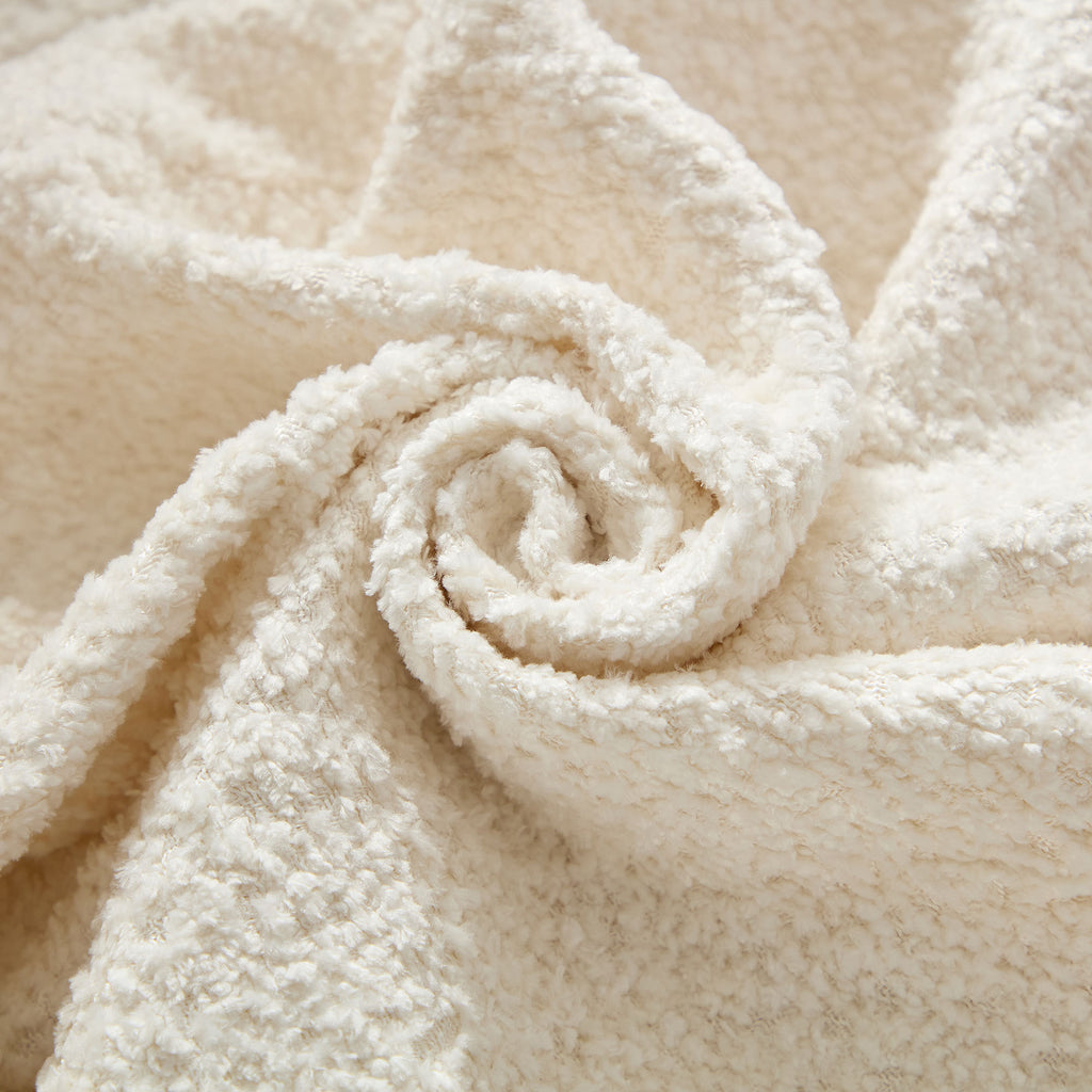 Monroe Curved Mid-Century Modern Sofa | 4-Seater | Beige