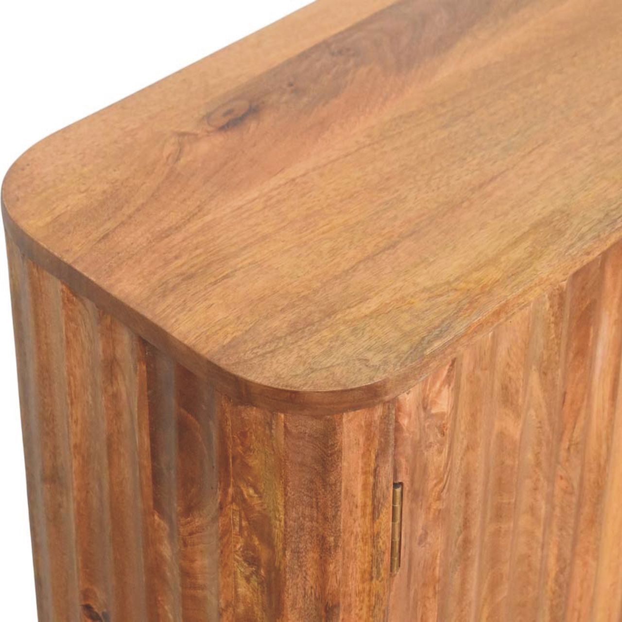 Solid Wood Montara Sideboard,Beige,2-Doors,3-Drawers Sideboard