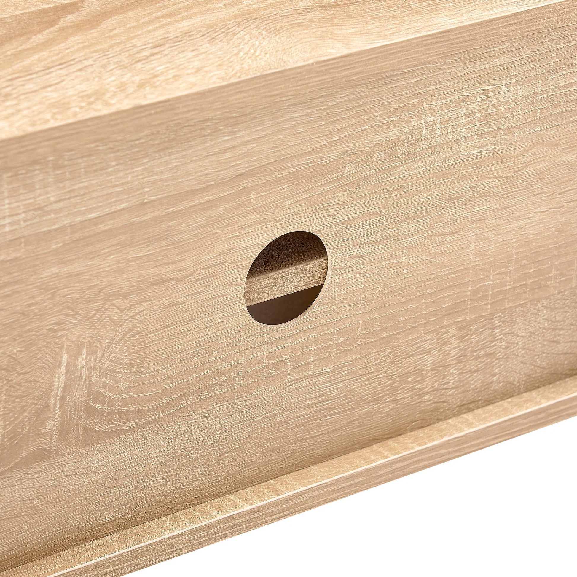 55.12" Rattan TV cabinet, double sliding doors for storage, adjustable shelf, solid wood legs, TV console for living room ,natural - Groovy Boardz