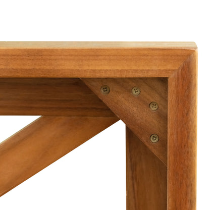 TOPMAX Outdoor Backyard Patio Wood 5-Piece Sectional Sofa Seating Group Set with Cushions, Natural Finish+ Gray Cushions