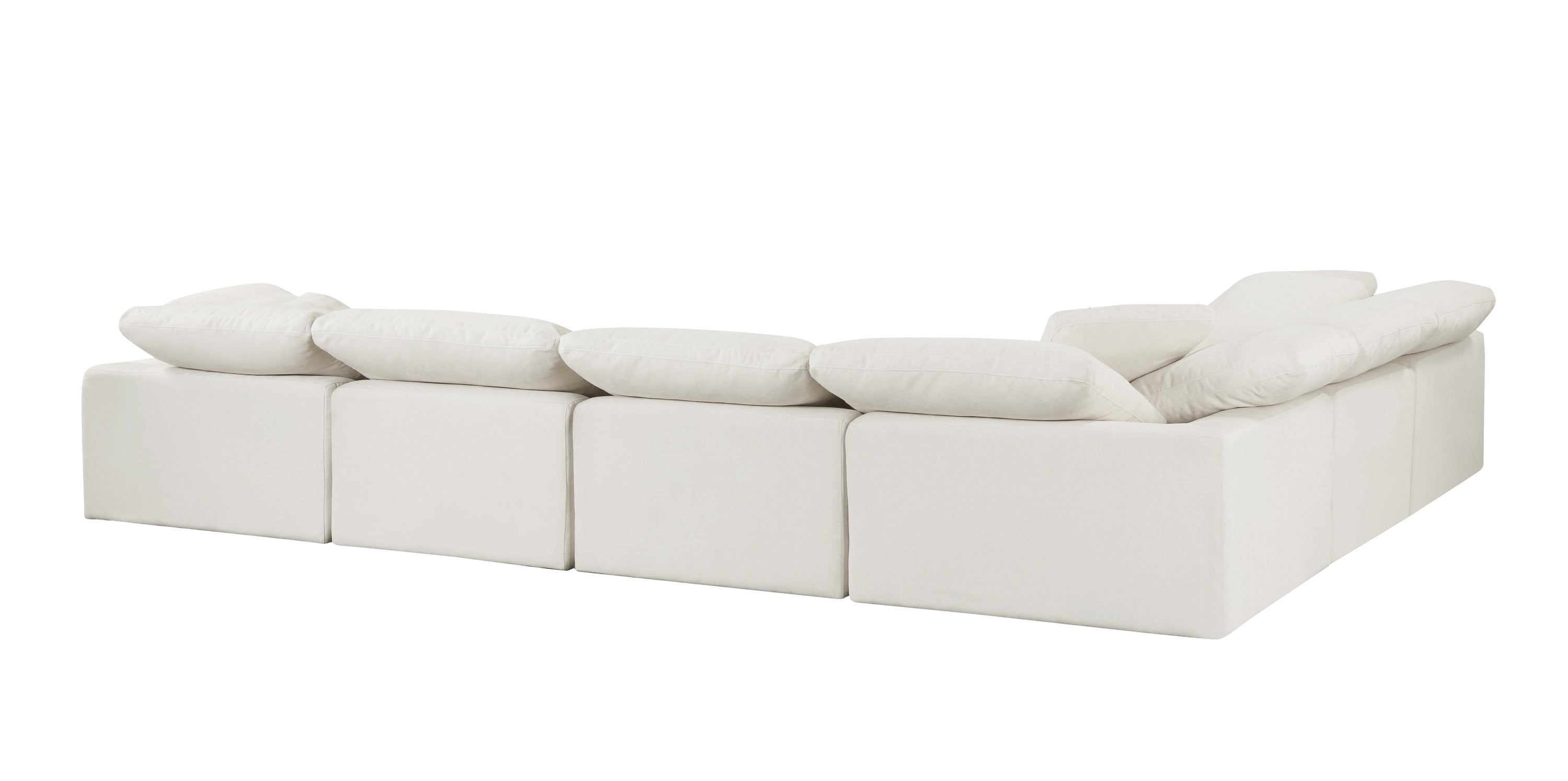 Naveen Ivory Linen 6Pcs Modular Sectional