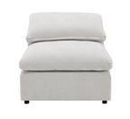 Naveen Ivory Linen 6Pcs Modular Sectional