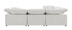 Naveen Ivory Linen 6Pcs Modular Sectional