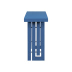 U_STYLE Uniquely Designed Oak Veneer Console Table with Distinctive Side Shapes, Suitable for Entryway, Hallway, Living Room, Foyer, Corridor