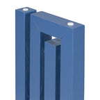 U_STYLE Uniquely Designed Oak Veneer Console Table with Distinctive Side Shapes, Suitable for Entryway, Hallway, Living Room, Foyer, Corridor