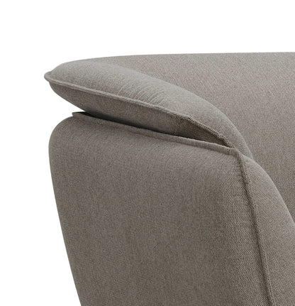 Nayeli Brown Linen Chair