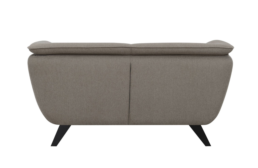Nayeli Brown Linen Loveseat