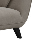 Nayeli Brown Linen Loveseat