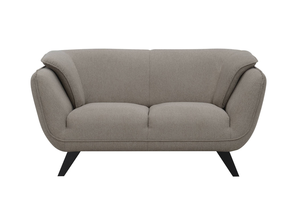 Nayeli Brown Linen Loveseat