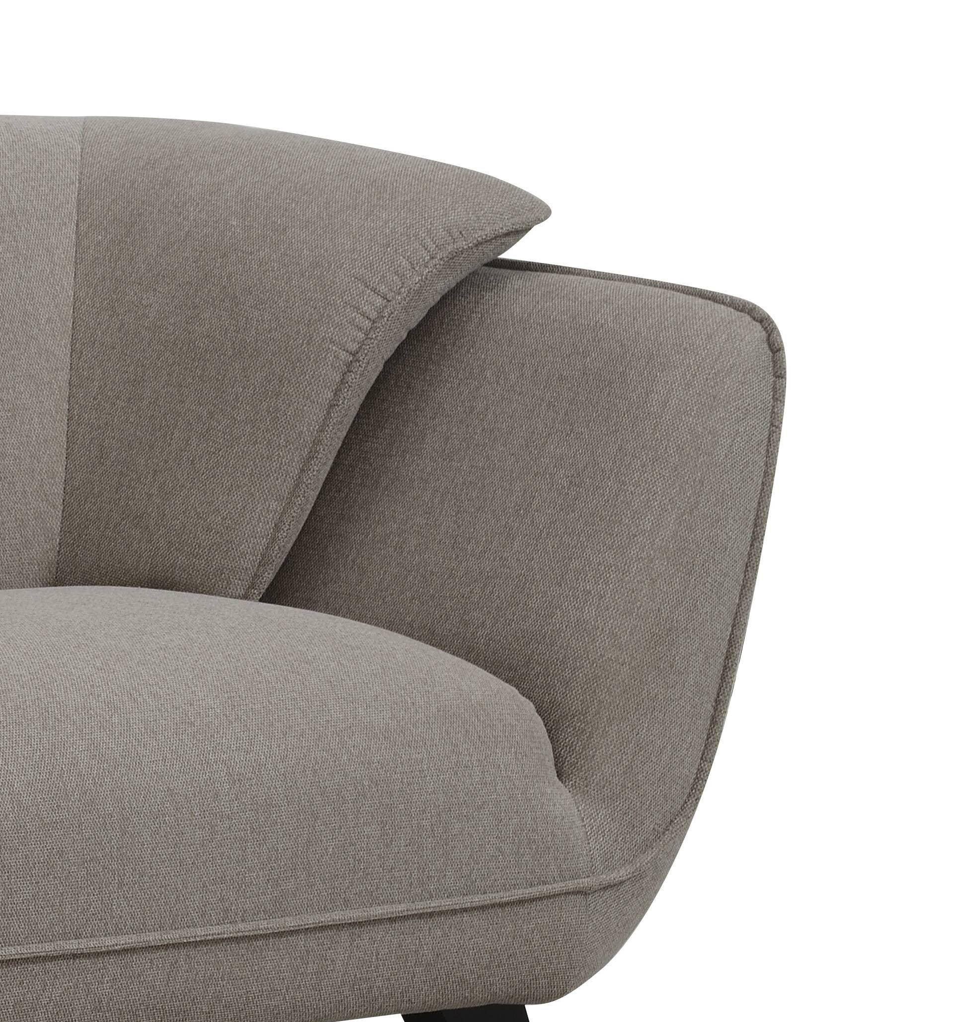 Nayeli Brown Linen Sofa