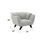 Nayeli Light Gray Boucle Chair
