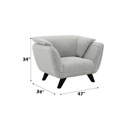Nayeli Light Gray Boucle Chair