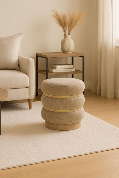 Driftwood Stool Ottoman