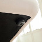 Nordic Modern Beige Sofa with Removable Pillowcase, French Velvet Fabric, Solid Wood Frame, High Density Sponge Filling, 4 Throw Pillows