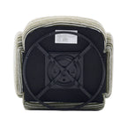 Modern Style 360° Swivel Leisure Chair Fabric Striped Armrest Swivel Chair with sand-rimmed fabric and metal bracket, suitable for living room, balcony and bedroom Accent Chair