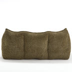 Soft beanbag chair with high resilience foam core for two people. The comfortable square recliner sofa is ideal for family members and friends engaged in games, reading, watching TV